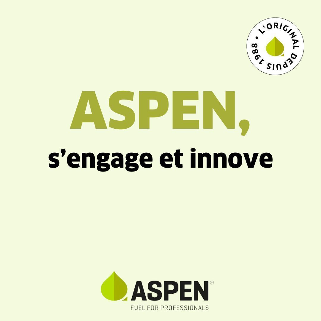 Aspen s’engage et innove 💪

Depuis notre création, nos actions se tournent vers les #professionnels et leurs #machines.

Nous nous engageons au quotidien auprès d’eux pour offrir des #solutionsdurables qui répondent aux exigences de leur métier.

Aspen, l’Original depuis 1988 !