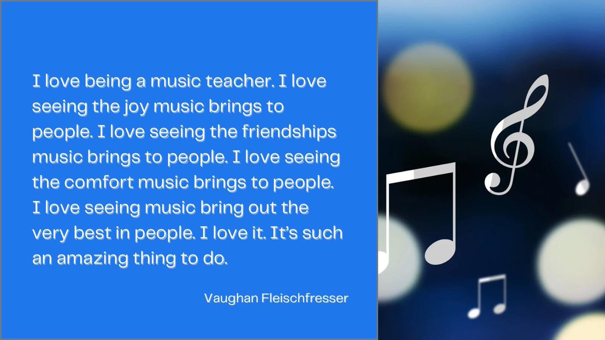 I love being a music teacher., image size:1200x675