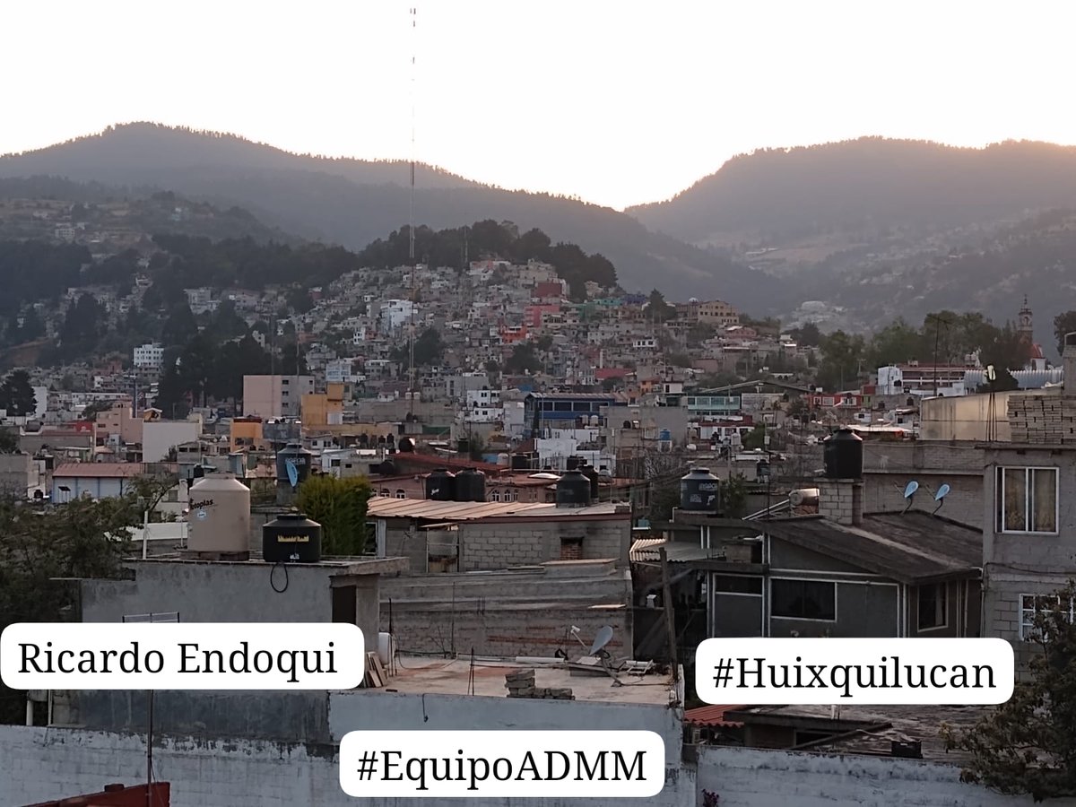 *Las cosas grandes suelen tener pequeños comienzos*. #EquipoADMM
#RICARDOENDOQUI
#huixquilucan