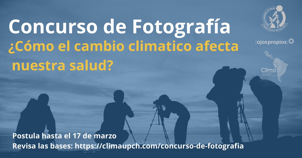 Junto a @INS_Peru y @ojospropios presentamos el concurso fotográfico 'El impacto del cambio climático en nuestra salud', un concurso de📷que invita a documentar y generar conciencia sobre cómo el cambio climático ya afecta la salud de las personas en🇵🇪. 👉climaupch.com/concurso-de-fo…