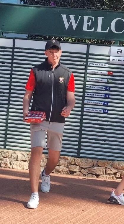 At La Manga Golf Club, Murcia, the Robert Rock European Masters saw Mark, under 18s Worcestershire County Captain, finish 2nd, just two points behind the winner, in a field of 39 top European golfers. Congrats to Maisie and Mark; Gaudet Luce is proud! 

#GolfTournament #GolfLife