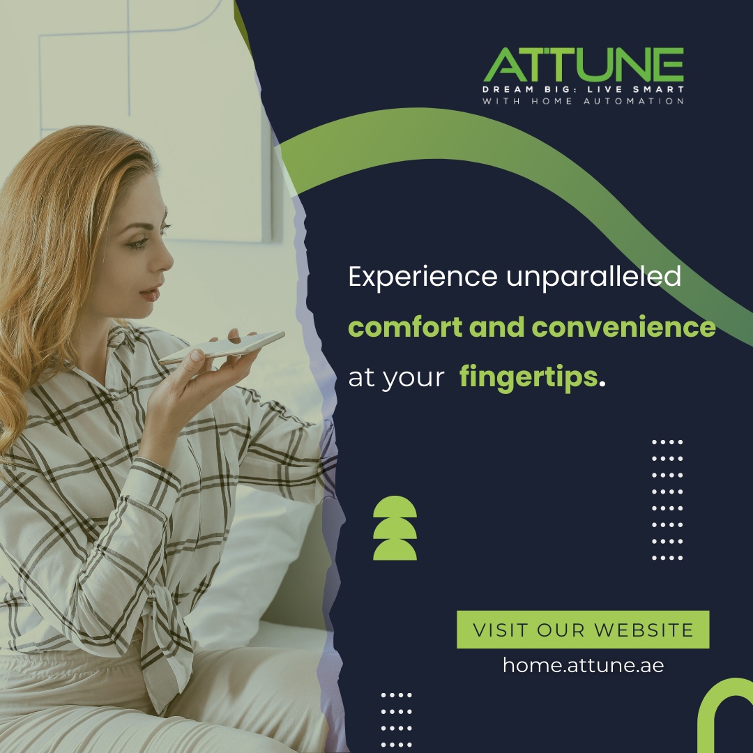 AttuneUAE's tweet image. Step into a world where luxury meets innovation. Experience unparalleled comfort and convenience at your fingertips with Attune. From the moment you wake up to the end of your day, we&apos;re here to make every moment effortlessly delightful.

#TechTuesday #SmartHomeFeatures #Attun...