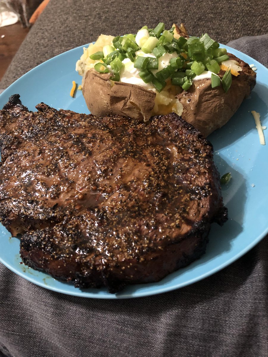 Steak &amp; baked potato for dinner- are you in?