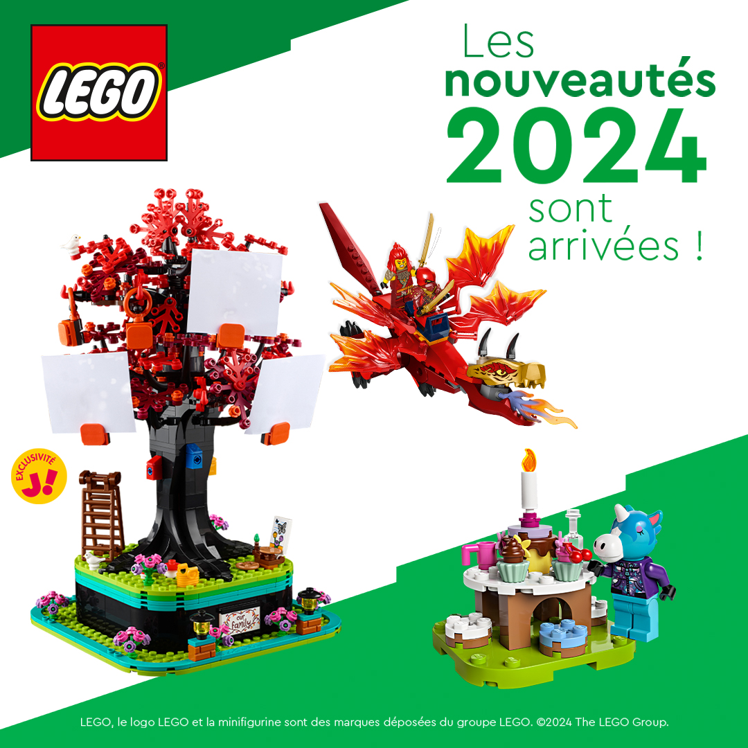 Que ce soit avec l’arbre généalogique, la bataille du dragon source de Kai ou le goûter d’anniversaire de Lico, construire n'a jamais été aussi passionnant avec les dernières créations LEGO ! 🏰🐉

Pour découvrir toutes nos nouveautés LEGO, c'est par ici : fcld.ly/newlegomars