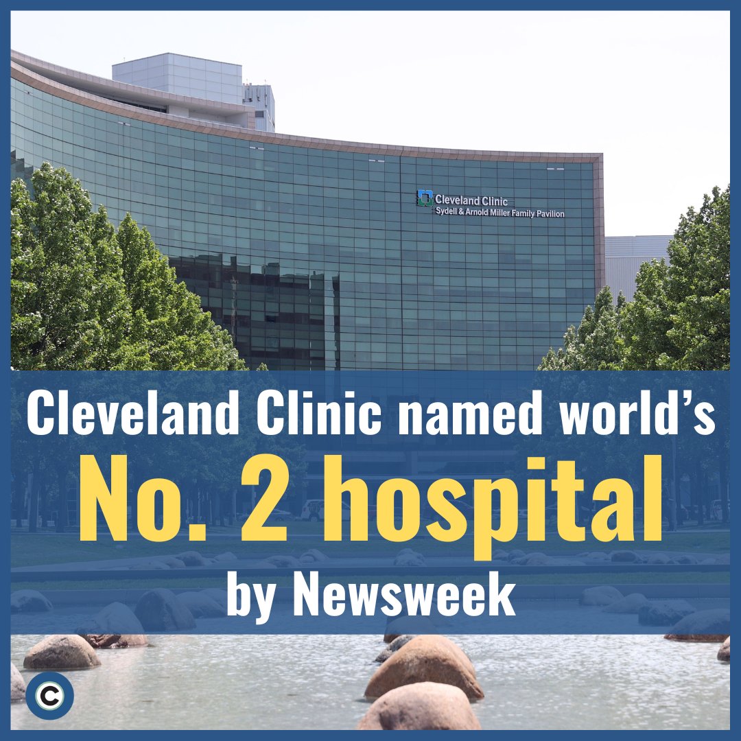 The Cleveland Clinic has been named the No. 2 hospital in the world by Newsweek. More: l.cleveland.com/cleclinicno2 Photo: Joshua Gunter, cleveland.com