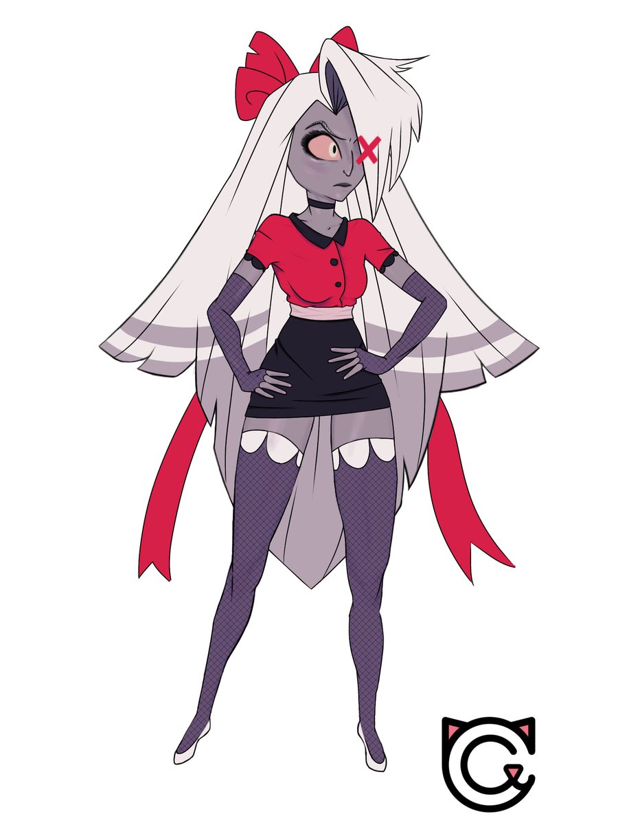 creative_cat14's tweet photo. Me gustó mucho Hazbin Hotel y quería ir haciendo mis versiones de los personajes, cuál debería ser el siguiente? 
#HazbinHotelVaggie #vaggie #fanart https://t.co/AN9DQddDgG