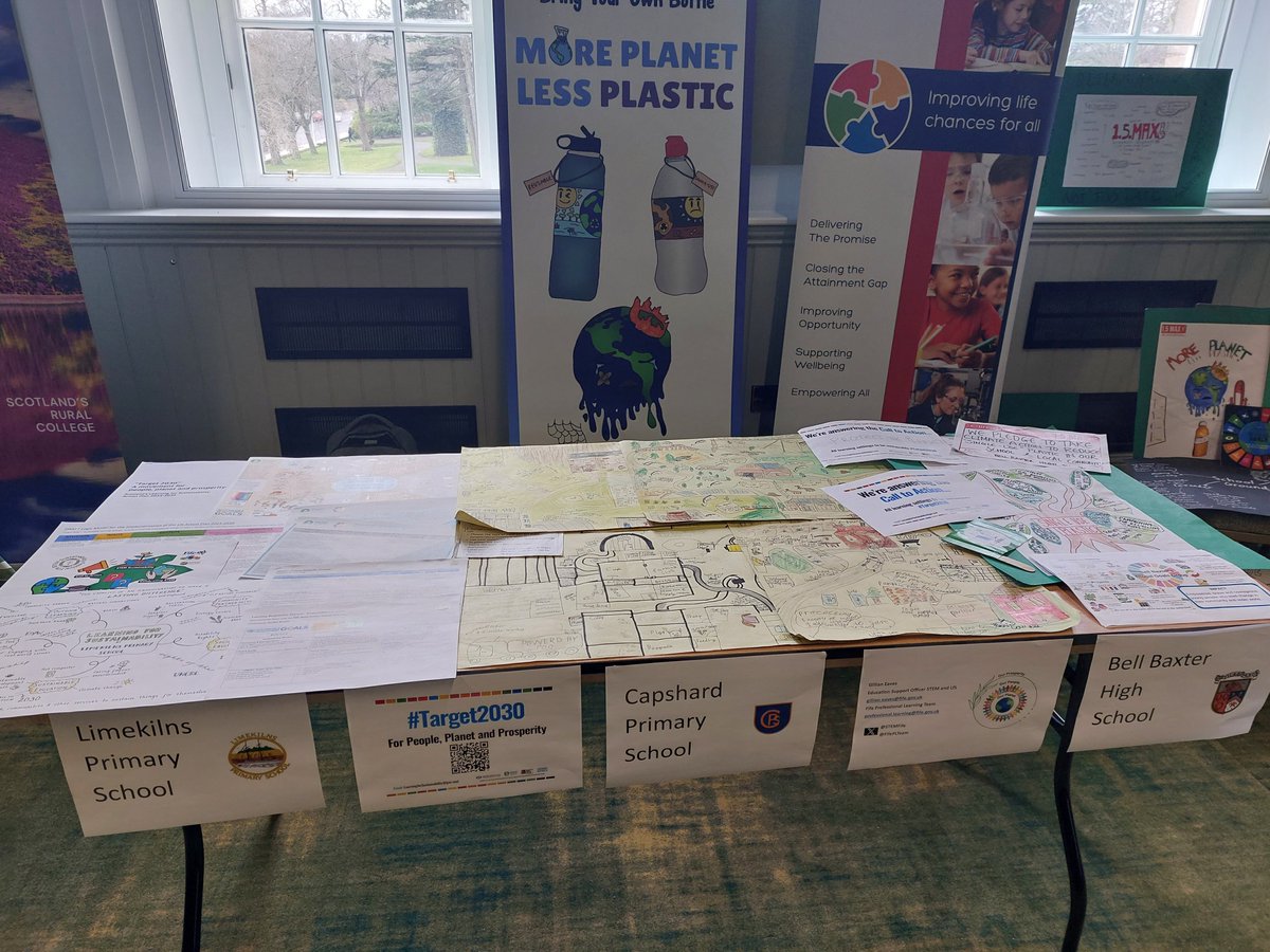 Wonderful to be part of Fife Climate Week and the Spring event to launch the new Fife #Climate Strategy. Great to discuss #LfS and #Target2030 with Fife partners. With thanks 👏to @Bellbaxter_HS @CapshardPS @LimekilnsPS for sharing #LfS in their settings. 🌍💡🫶