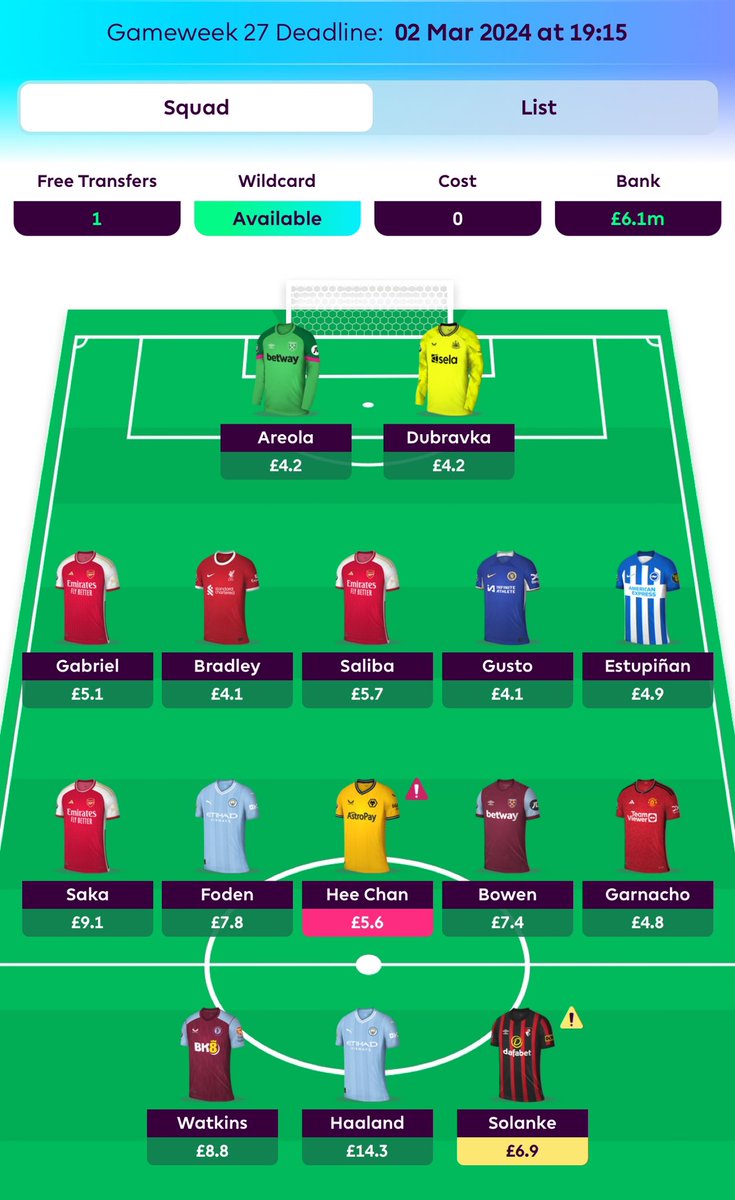 FPLMathematic's tweet image. Any suggestion please!

#FPLCommunity 
#FPL