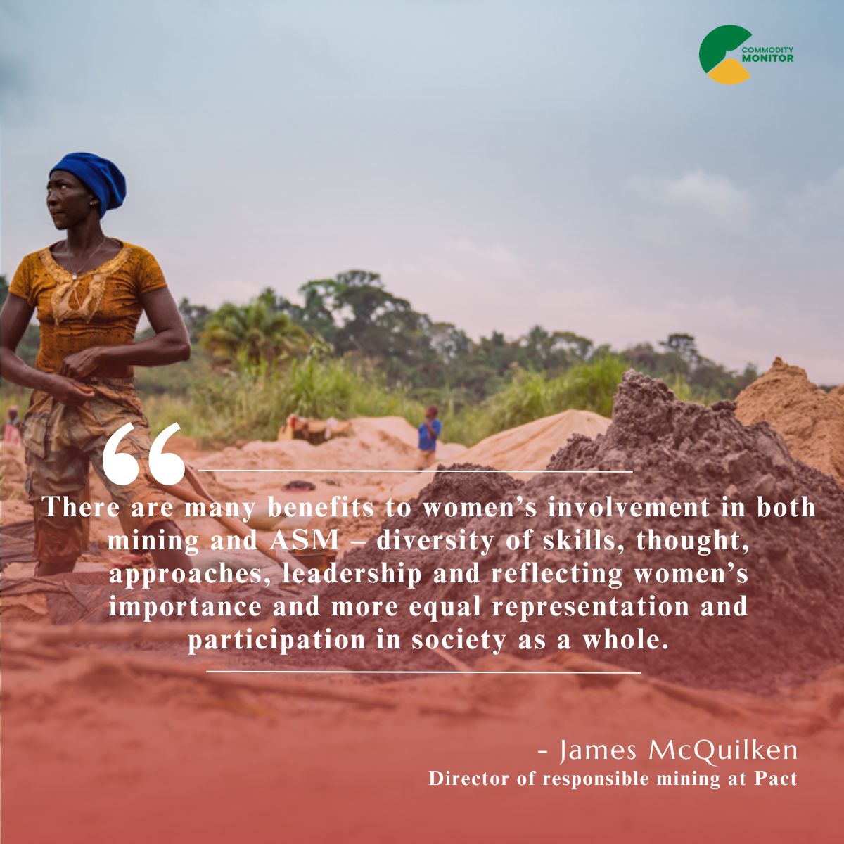 With so many challenges, why do women get involved in #ASM? Are there benefits to their involvement? <a href="/J_McQuilken/">Dr. James McQuilken</a> recently shared his insights during a Q&amp;A session focused on understanding women's 👷🏽‍♀️ roles and barriers to participation in artisanal and small-scale #mining.