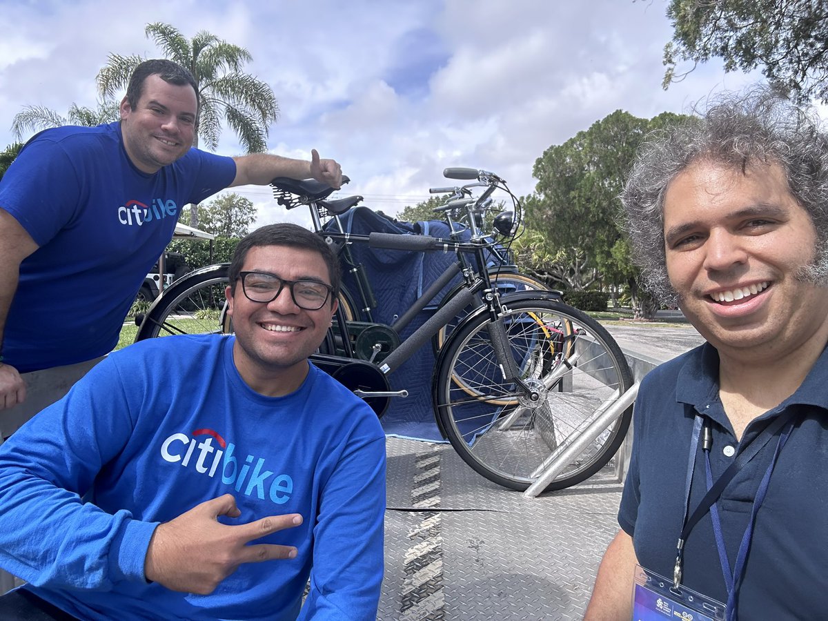 It was *amazing* working with the <a href="/CitiBikeMiami/">Citi Bike Miami</a> teams for the Safe Streets Summit bike exhibit.

1000 thank yous!

#sss2024 #bikesharefriends