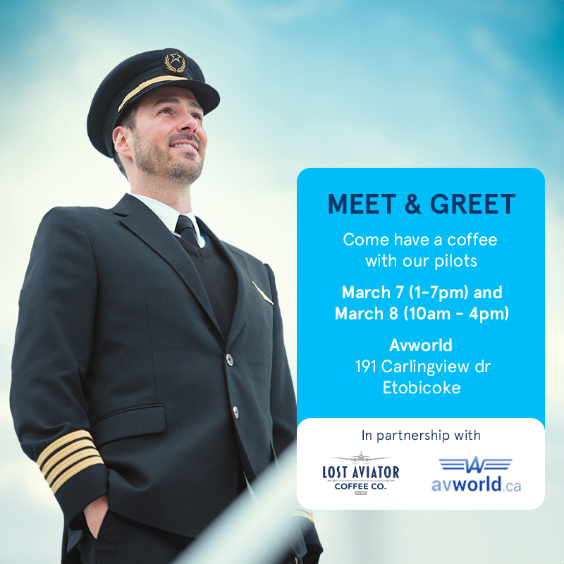 𝗠𝗲𝗲𝘁 𝗔𝗶𝗿 𝗧𝗿𝗮𝗻𝘀𝗮𝘁 𝗣𝗶𝗹𝗼𝘁𝘀 + 𝗿𝗲𝗰𝗿𝘂𝗶𝘁𝗲𝗿 👨‍✈️👩‍✈️ Calling all pilots! This is your chance to connect &amp; learn more about joining our dynamic team. Don't miss this unique opportunity to network &amp; explore what Air Transat has to offer. Details below. 👇