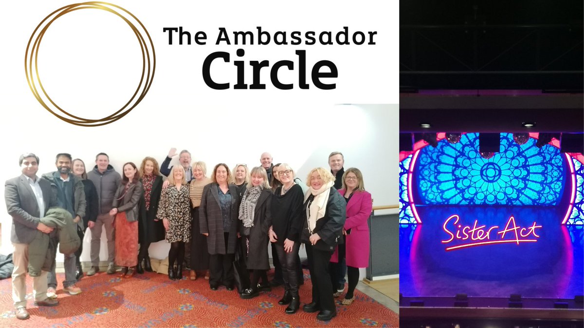 Members of our Ambassadors Circle were treated to a night at the Theatre recently to watch the amazing Sister Act, Westend Show in the @MillenniumForum If you would like to Join the circle, become an Ambassador, please get in touch today to discuss –matt.doherty@visitderry.com