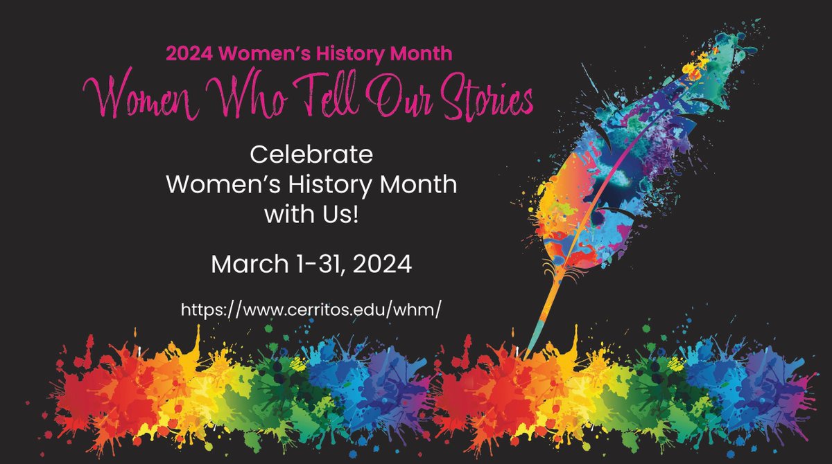 Established in 1978 in Sonoma, CA, #WomensHistoryMonth is a dedicated month to celebrate women's contributions in all aspects of society. Join us as we honor women throughout history with various workshops & presentations on campus. For more info, head to buff.ly/3UTATCa.