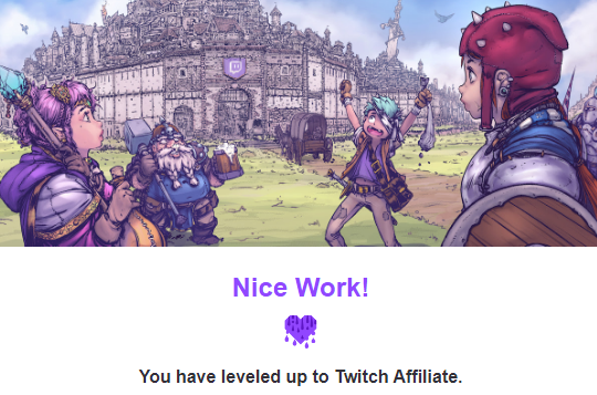 Wyrmknight's tweet photo. I reached Affiliate after last night's stream! Thank you so much to everyone who's supporting me, new friends and old. Excited to keep going up from here!

#VTuberUprising #VTubersAreStillWatching #ENVtuber https://t.co/qv0VtF7xpj
