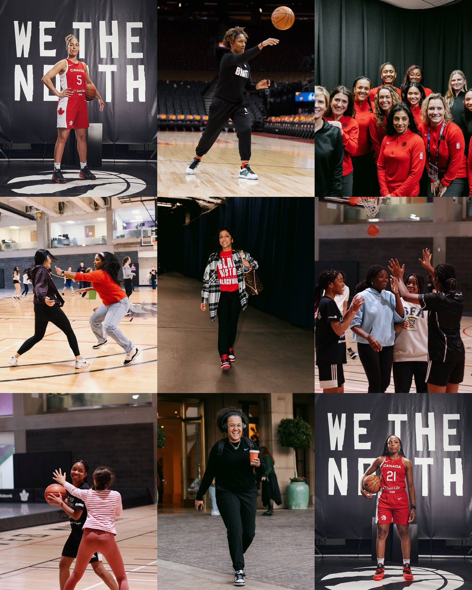 Raptors's tweet photo. Let’s celebrate women not just this month, but every day. We will use this month to show recognition and respect to women and girls playing and working in our game to inspire others. https://t.co/xsNyC16Ybp