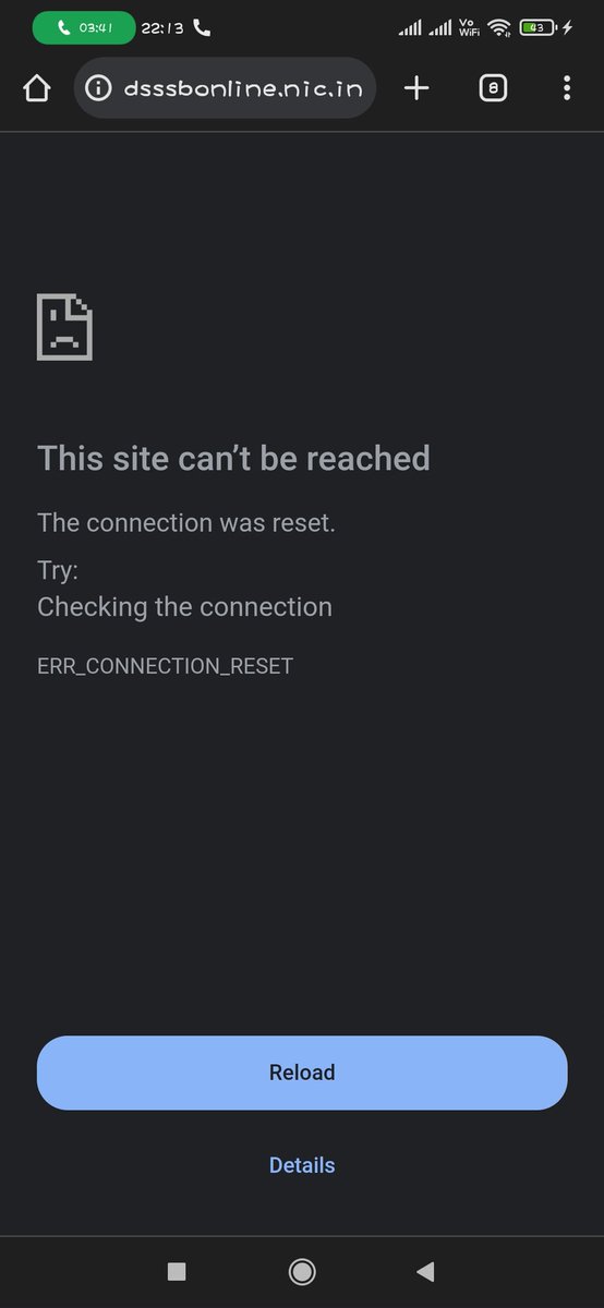 SurajLuffy007's tweet photo. @LtGovDelhi @ManojTiwariMP This is the issue i am facing while opening the dsssb site i am face this issue since last week i have tried different network cafe as well same issue how to complete  form last date is 08/04/2024
@MsKajalAggarwal https://t.co/ULfagICJPn