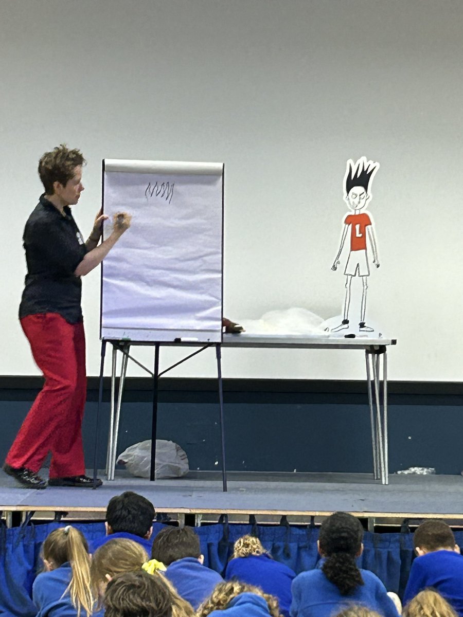 Thank you to the amazing <a href="/Louiestowell/">Louie Stowell UPDATES ONLY NOT REALLY HERE</a> for kicking off our WBW celebrations! And big shout out to Mr Chantler for taking one for the team and being a fantastic Thor!