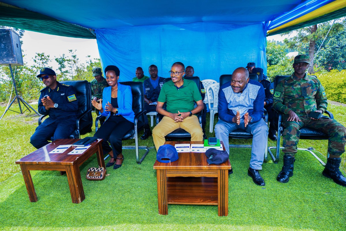 In @RwandaWest, the activities were launched by the Minister in charge of Emergency Management, Maj. Gen (Rtd) Albert Murasira, together with the Governor of Western Province, Hon. Lambert Dushimimana, in Rutsiro District, Boneza Sector.
