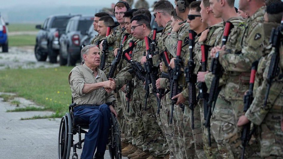 Do you support Greg Abbott's use of the Texas National Guard to secure our southern border and Eagle Pass, Texas? YES or NO? 👇