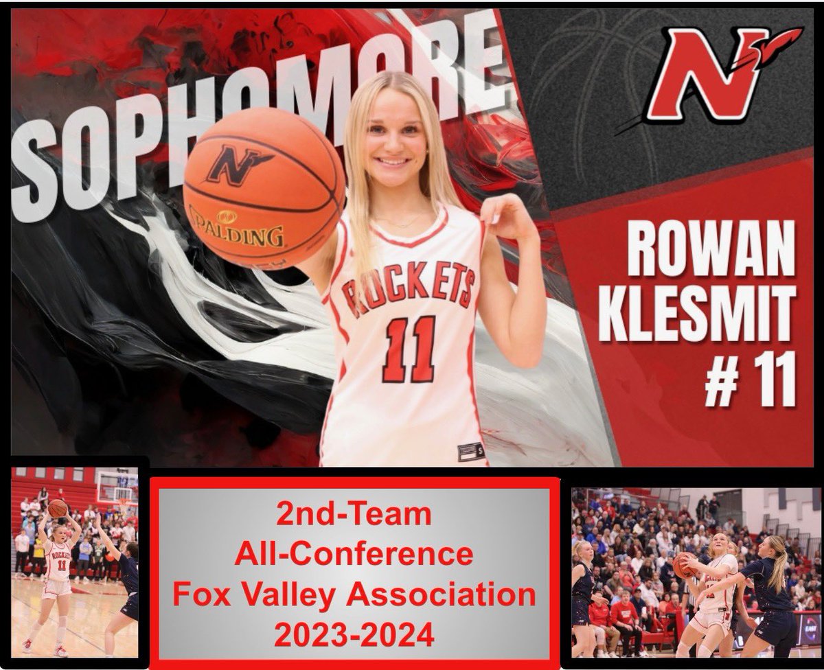 Congratulations to @rowanklesmit for being named to the second team All-Conference in the FVA! Way to go Rowan! #NeenahWithPride