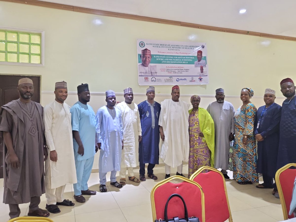 LISDEL team joins the Speaker, Kano state House of Assembly & Commissioner of Health in a legislative workshop on a bill to establish the Kano State Centre for Disease Control. This is a big step in strengthening the state's legal framework for health security. #PreventEpidemics