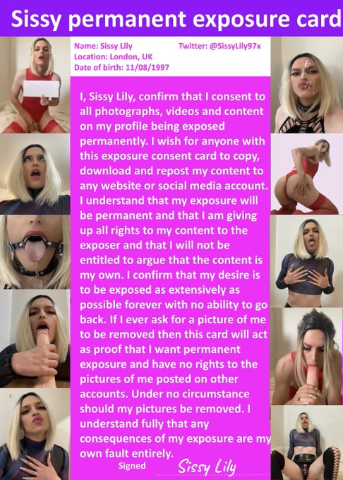 We can all see that @SissyLily97x wants this 🔥🔥 save and repost her in perpetuity. This is EXACTLY what<a class="tags" target="_blank" title="On Twitter" href="/?out=eyJ0eXAiOiJKV1QiLCJhbGciOiJIUzUxMiJ9.eyJpYXQiOjE3MjI2NzU1NzMsImlzcyI6InR3cG9ybnN0YXJzLmNvbSIsIm5iZiI6MTcyMjY3NTU3MywiZXhwIjoxNzU0MjExNTczLCJyZWRpcmVjdF91cmwiOiJodHRwczovL3R3aXR0ZXIuY29tL1Npc3N5TGlseTk3eCJ9.Gms1zbufy8EFJyGe_ibia2zL6IrnwDWxQ8aPJa3W7ma-WxBHqCeSUfVAVoNl4T2dFN2DNPl84oDD8WgGvnCoMA">@SissyLily97x</a><a href="/tag/london"class="tags"><span>#london</span></a><a href="/tag/cutegirl"class="tags"><span>#cutegirl</span></a><a href="/tag/sissyslut"class="tags"><span>#sissyslut</span></a>