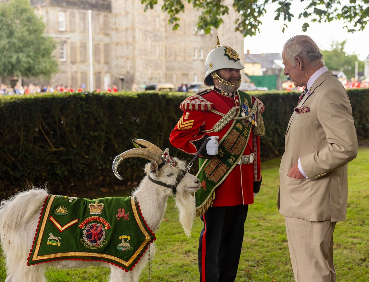 We are thrilled to announce that His Majesty The King has agreed to assume the position of Colonel-in-Chief of @TheRoyalWelsh The entire Regimental family extends its heartfelt congratulations to His Majesty on this auspicious occasion. #TheRoyalWelsh @RoyalFamily