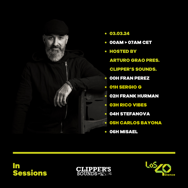 LOS40Dance (@los40dance) on Twitter photo #LOS40DanceInSessions w/ Arturo Grao🎙
❗<a href="/ClippersSounds/">CLIPPER'S SOUNDS</a>
❗<a href="/djBLaCK_FRAN/">Fran Pérez Deejay</a>
❗Sergio G
❗<a href="/FrankHurman/">Frank Hurman</a>
❗Rico Vibes
❗Stefanova
❗<a href="/CarlosGBayona/">Carlos Garcia</a>
❗@misaeldeejay
#LOS40DanceInSessionsClippersSounds
📱 onelink.to/los40app
🔴 los40.com/los40_dance/pr…
💻 los40.com/podcast/los40-… #LOS40DanceInSessions w/ Arturo Grao🎙
❗<a href="/ClippersSounds/">CLIPPER'S SOUNDS</a>
❗<a href="/djBLaCK_FRAN/">Fran Pérez Deejay</a>
❗Sergio G
❗<a href="/FrankHurman/">Frank Hurman</a>
❗Rico Vibes
❗Stefanova
❗<a href="/CarlosGBayona/">Carlos Garcia</a>
❗@misaeldeejay
#LOS40DanceInSessionsClippersSounds
📱 onelink.to/los40app
🔴 los40.com/los40_dance/pr…
💻 los40.com/podcast/los40-…