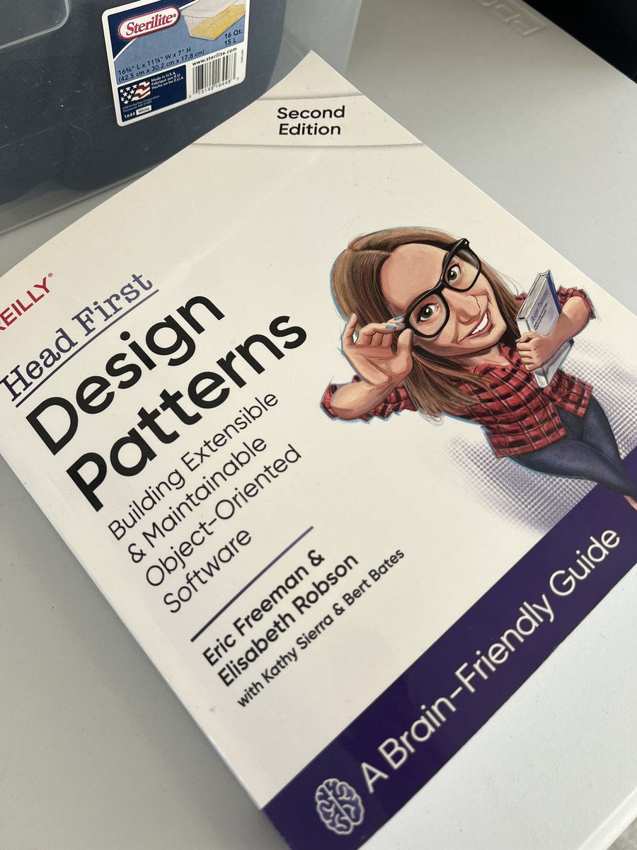It’s time for an OOP refresher!

Been spending an hour a day with this book, and highly recommend it for any software devs looking for a programming book that isn’t dry and colorless 💯