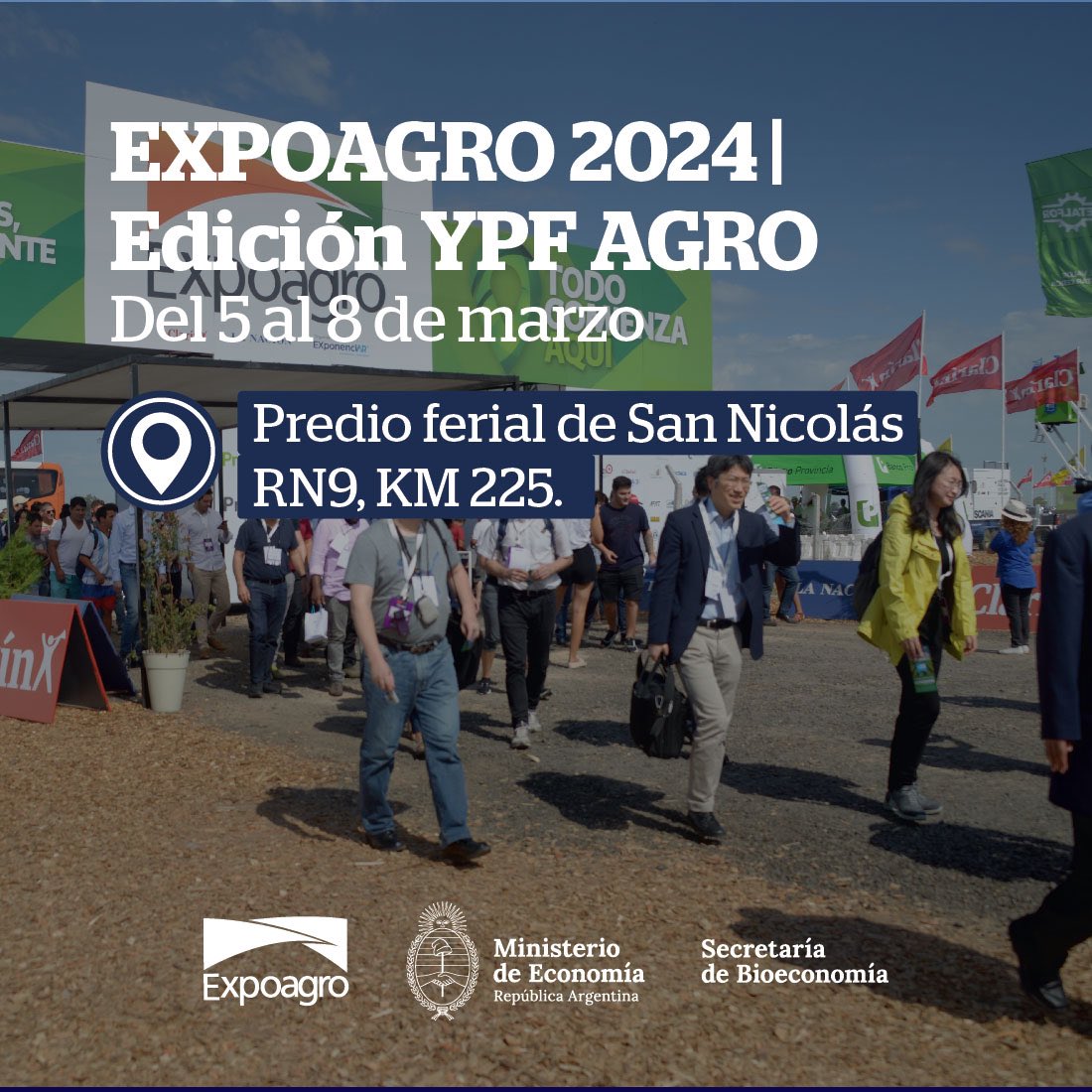 ¡Ya llega <a href="/Expoagrocom/">Expoagro</a>!

Acercate a nuestro stand y conocé más sobre el desarrollo de la Bioeconomía.

📍Te esperamos en el lote 1640.

#ExpoAgro2024
#BioeconomíaEnExpoAgro2024