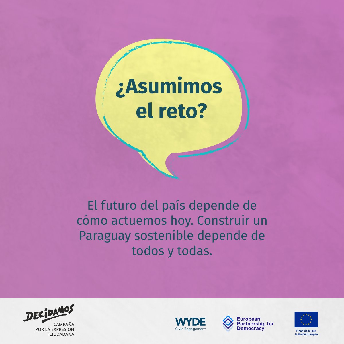 #juventudesenaltavoz #WYDEcommunity #WYDEngagement #InternationalPartnerships #YouthDemocracyCohort

<a href="/eu_partnerships/">EU International Partnerships 🇪🇺</a> <a href="/YouthCohort/">Youth Democracy Cohort</a> <a href="/jahajapoli/">Japolí</a>
<a href="/presenciajoven/">En Tu PresenciaJoven</a> <a href="/redenredate/">Red Enredate</a>
<a href="/almacivica/">Alma Cívica</a> <a href="/k_sorora/">Kuña Sorora</a>