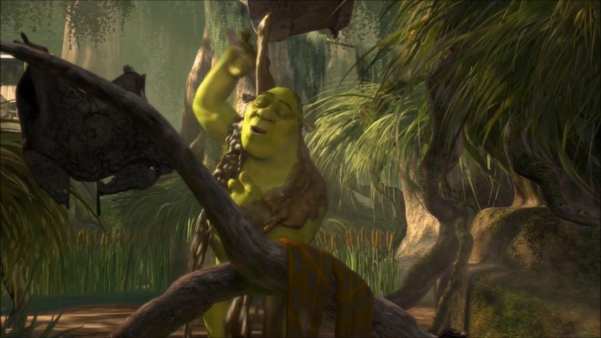 Did you know that to nail the realistic portrayal of mud in 'Shrek,' the effects team didn't shy away from getting down and dirty. They took mud showers to truly grasp the texture and essence, adding that extra touch of authenticity to the swampy scenes! #funfact #animation