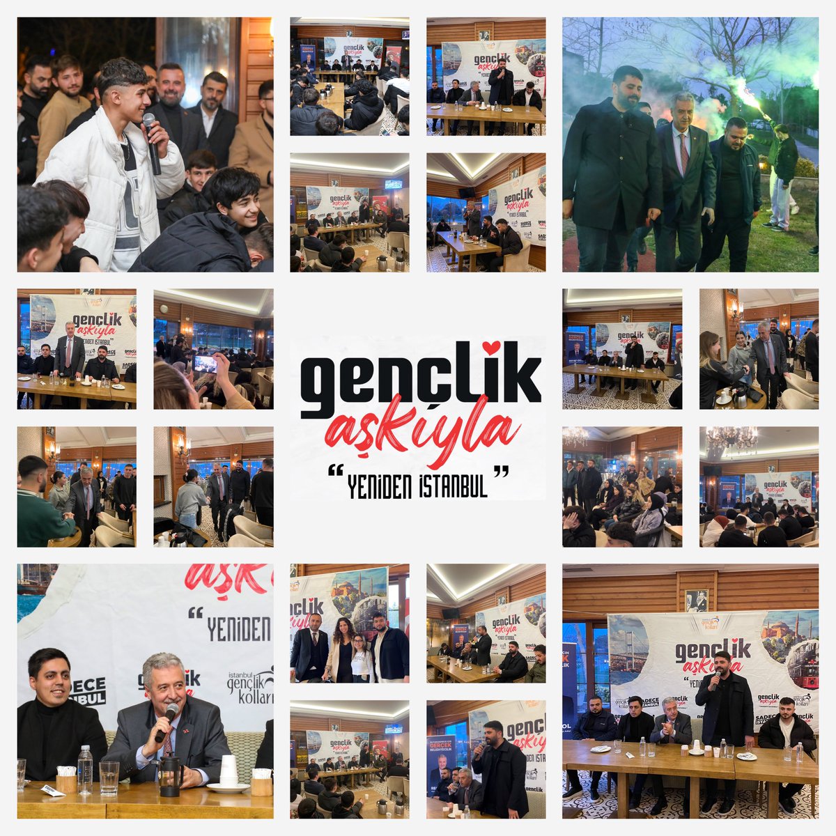 akgncbcekmece's tweet photo. 🎉 Gençlik Aşkıyla dolu dolu Belediye Başkan Adayımız Recep Erol'la birlikte bir program gerçekleştirdik.Gençliğin enerjisini ve aşkını tüm ilçemize yaydık. 💫 🚀 https://t.co/jxPQa1hI3n