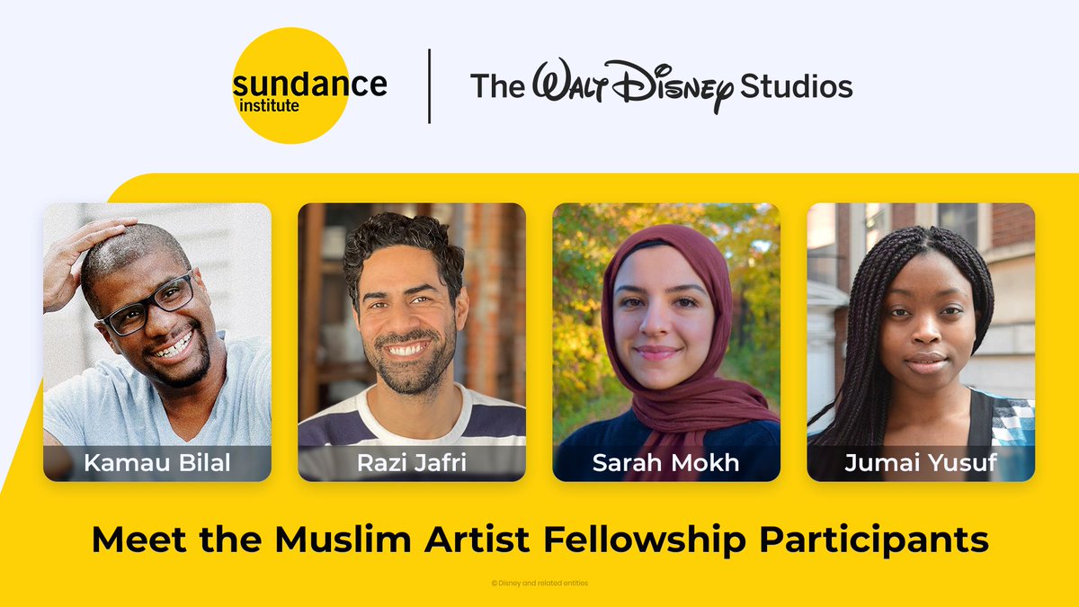 Proud to be a part of the inaugural Sundance-Disney Fellowship. The program that will include personalized support, pitch meetings, & networking opportunities for our respective goals and projects.