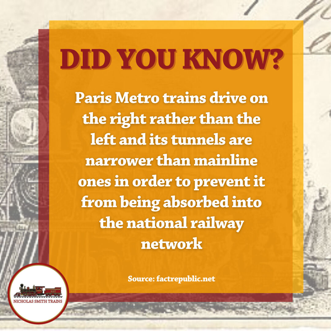 Wow!

Did you know about this wild train fact?
.
.
.
#NicholasSmith #NicholasSmithTrainsToys #Train #SmallBusiness #Hobbyshop #locomotive #pennsylvania #trainshop #TrainsAroundTheWorld #trivia #traintrivia #triviaquestions #trainknowledge #trainfacts #traincollectors