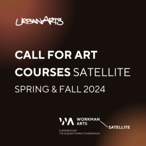 We're seeking talented artists to offer art courses for our Spring & Fall 2024 programming with UrbanArts! Due date: March 18th, 2024 (11:59 PM) Visit workmanarts.com/satellite/urba… to submit your application.