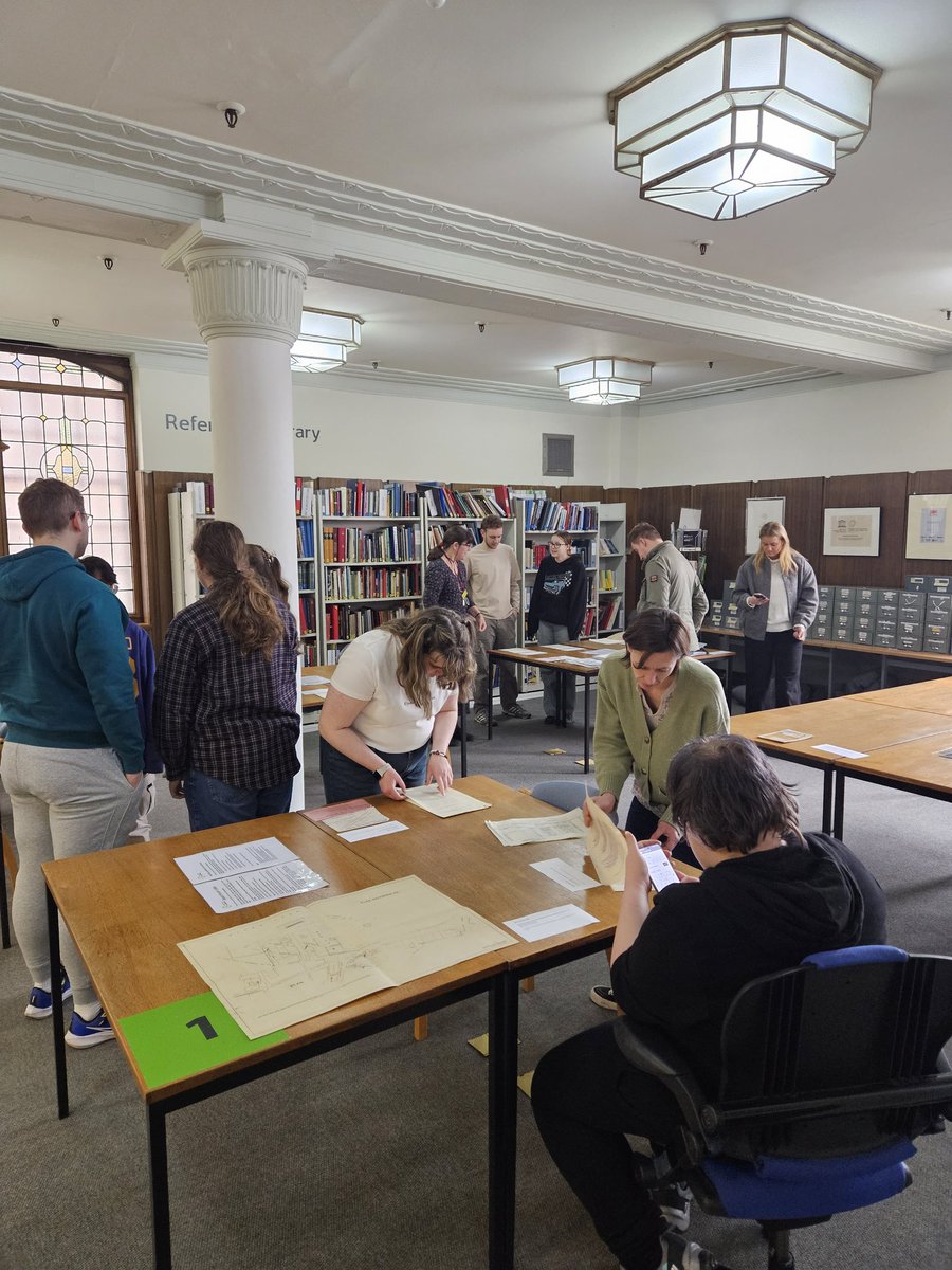 Fascinating archive visit with @NUGeog  Historical Geographies students and @s_g_peck. Big thanks to @TWArchives for hosting us and introducing the collections. We explored the collections and took a particular interest in carceral spaces/protest/internationalism.