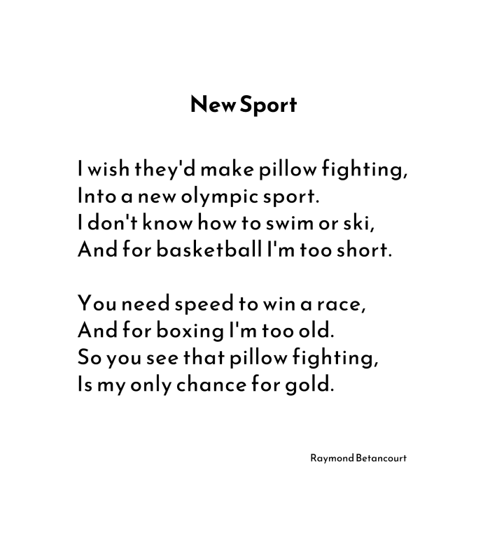 A new sport (if not a new activity) for #FridayTrydayPrompt from @CarlBurKids  #poemsforkids