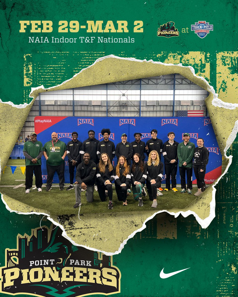 🇺🇸 Who's ready for 6+ hours of @pointparkxctf competing at the #NAIA Indoor T&F National Championships! That's what's on tap today from South Dakota!!

Follow our @PointParkU national qualifiers with live coverage & today's schedule: t.ly/RaZJW

#PPUTF #NAIA