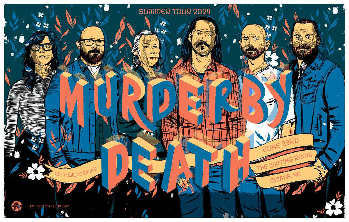 JUST ANNOUNCED! Sunday, June 23rd @murderbydeath and @wildermiss will be at The Waiting Room! Get your TICKETS today! etix.com/ticket/p/73661…