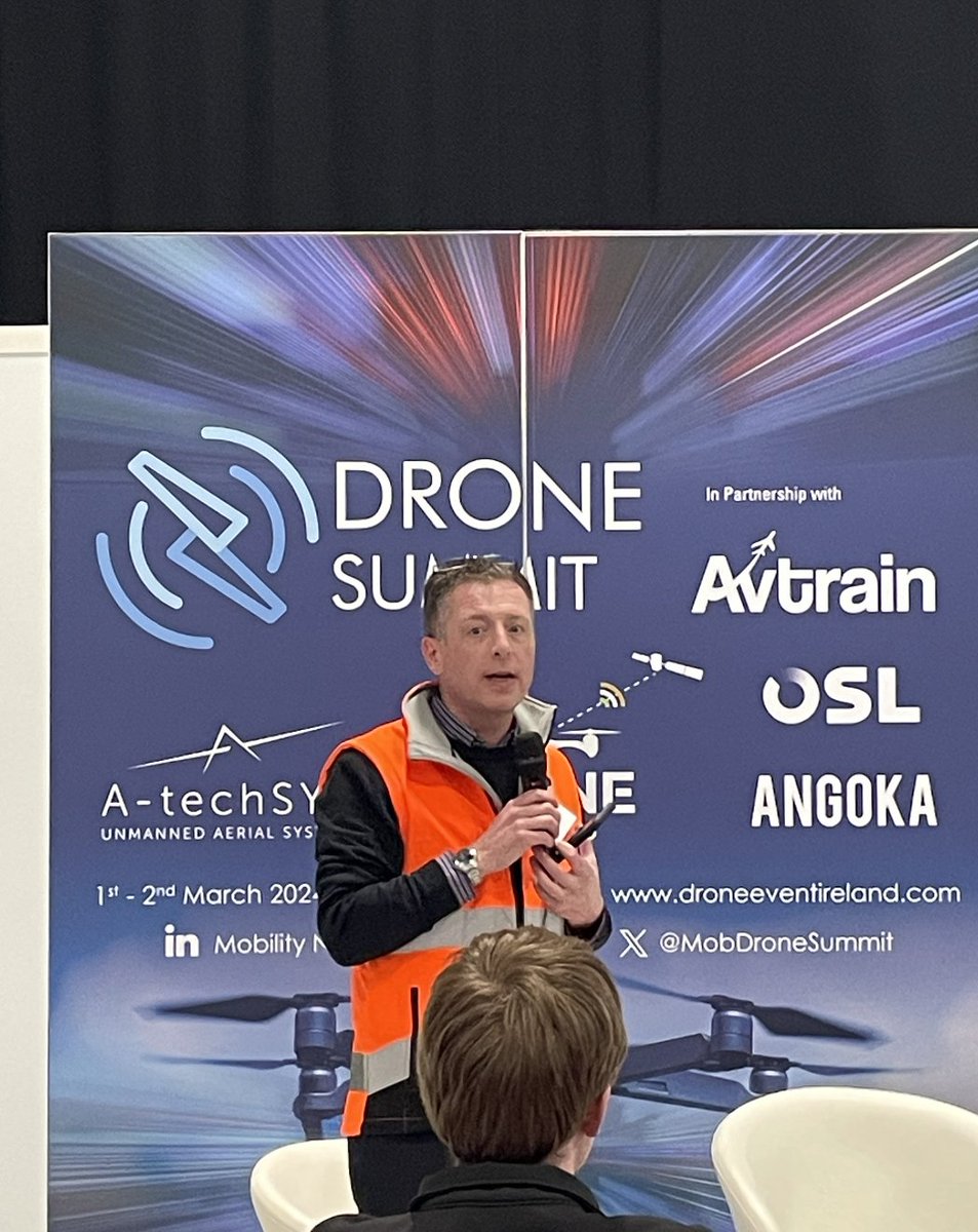 Thank you, Ian Kiely, CEO of Drone Space Ltd., for the closing remarks as we conclude our journey through the drone space. 

Come see us again tomorrow!
Register Now: droneeventireland.com/register/

#MobilityNow #DroneSummit