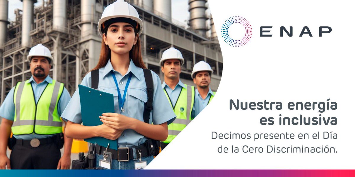 Enap_Informa's tweet image. En #Enap promovemos la diversidad en nuestra organización y trabajamos levantando brechas y generando acciones para avanzar en un entorno donde cada persona tenga un espacio de respeto y valoración por la diferencia que nos complementa. #CeroDiscriminación