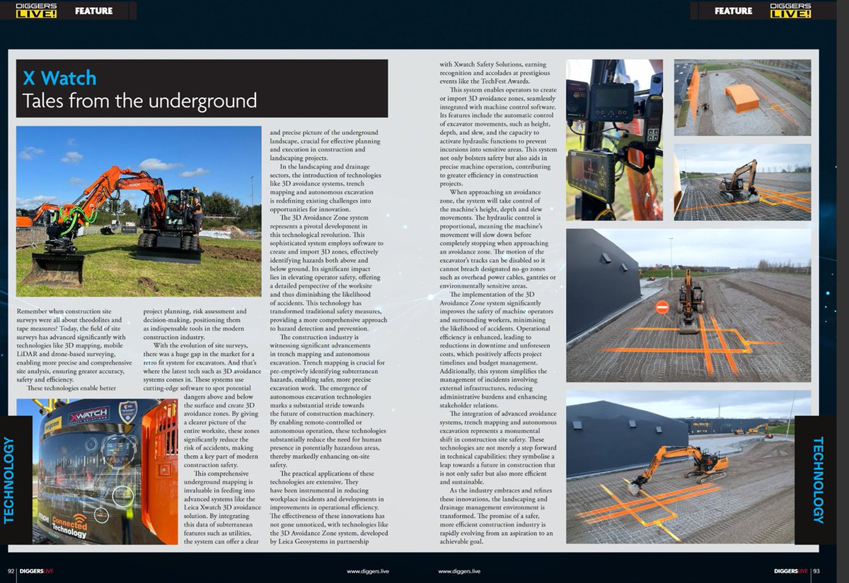 Xwatch Safety Solutions part of Hexagon (@xwatchs) on Twitter photo 📰 We are in the news again - we love it here at Xwatch when we are the talk of the town! Head over to pages 92 - 93 of <a href="/diggersLIVE/">Diggers LIVE!</a> and read all about underground technology and our collab with <a href="/LeicaGeosystems/">LeicaGeosystems</a> part of Hexagon. . 😁 🎉
issuu.com/chambers.media… 📰 We are in the news again - we love it here at Xwatch when we are the talk of the town! Head over to pages 92 - 93 of <a href="/diggersLIVE/">Diggers LIVE!</a> and read all about underground technology and our collab with <a href="/LeicaGeosystems/">LeicaGeosystems</a> part of Hexagon. . 😁 🎉
issuu.com/chambers.media…