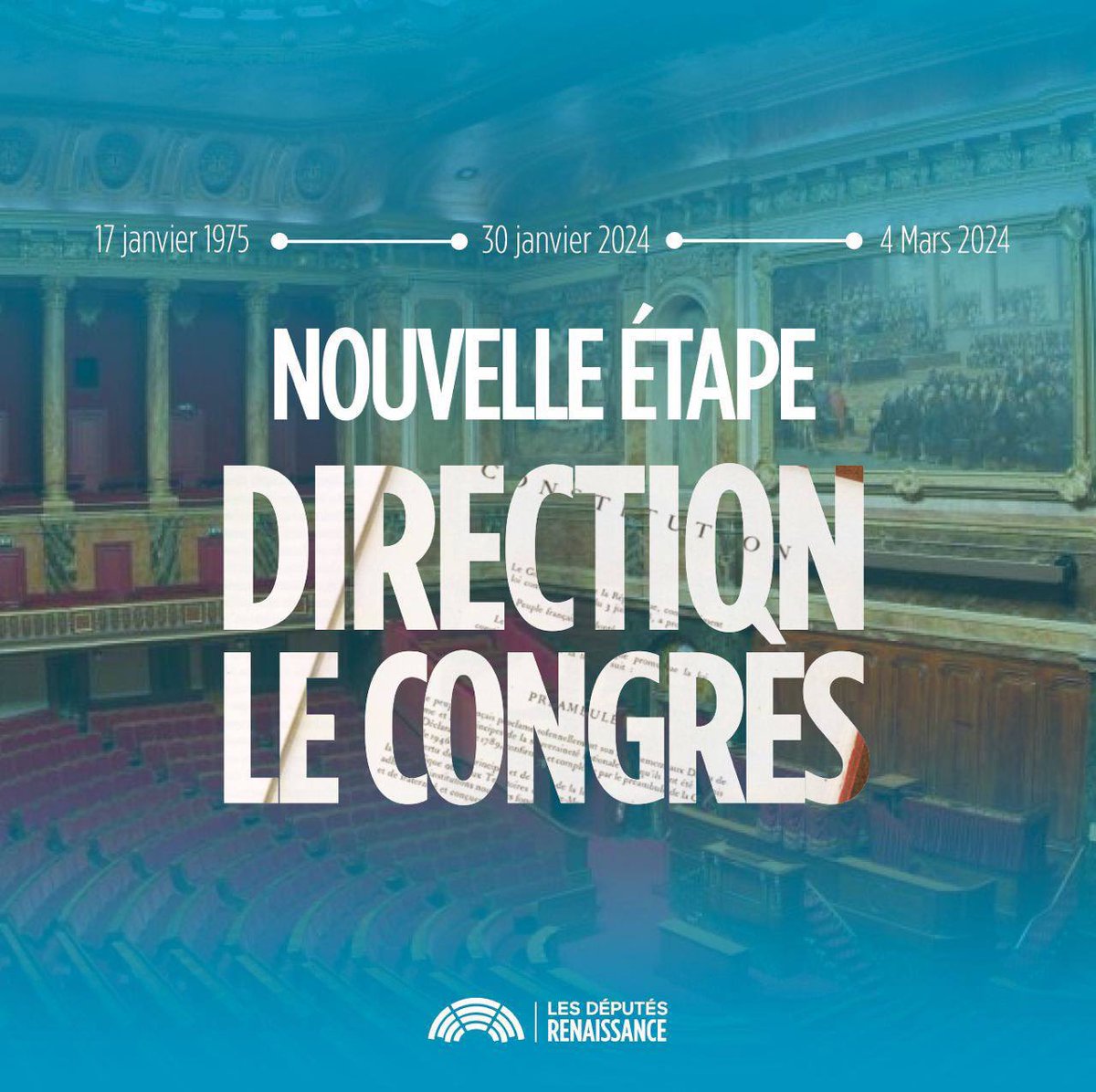 Les combats pour les libertés ne sont jamais gagnés d’avance.
Inscrire le droit à l’#IVG dans la #Constitution est un signal fort pour nos concitoyennes. Je serai lundi à #Versailles en #Congrès et je voterai POUR l’inscription. La première démocratie à sanctuariser ce droit ! 📝