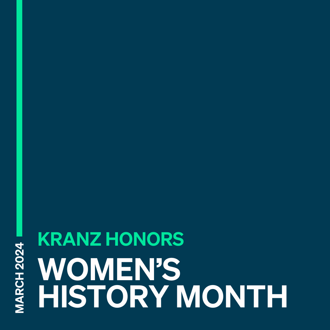 Kranz celebrates Women's History Month, a time to honor and celebrate the remarkable achievements &amp; lasting impact of women throughout history. Let's come together to recognize their contributions, prioritize self-education, &amp; honor the past as we work towards a brighter future.