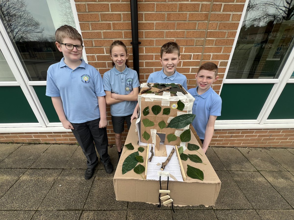 Yesterday we made our rainforest shelters in D&T. We’ve been working very hard over the last few weeks designing, testing, creating and evaluating our shelters. Look how brilliant they are! Well done Year 6. @WilberfossPS #wpscurriculum #DandT #geography