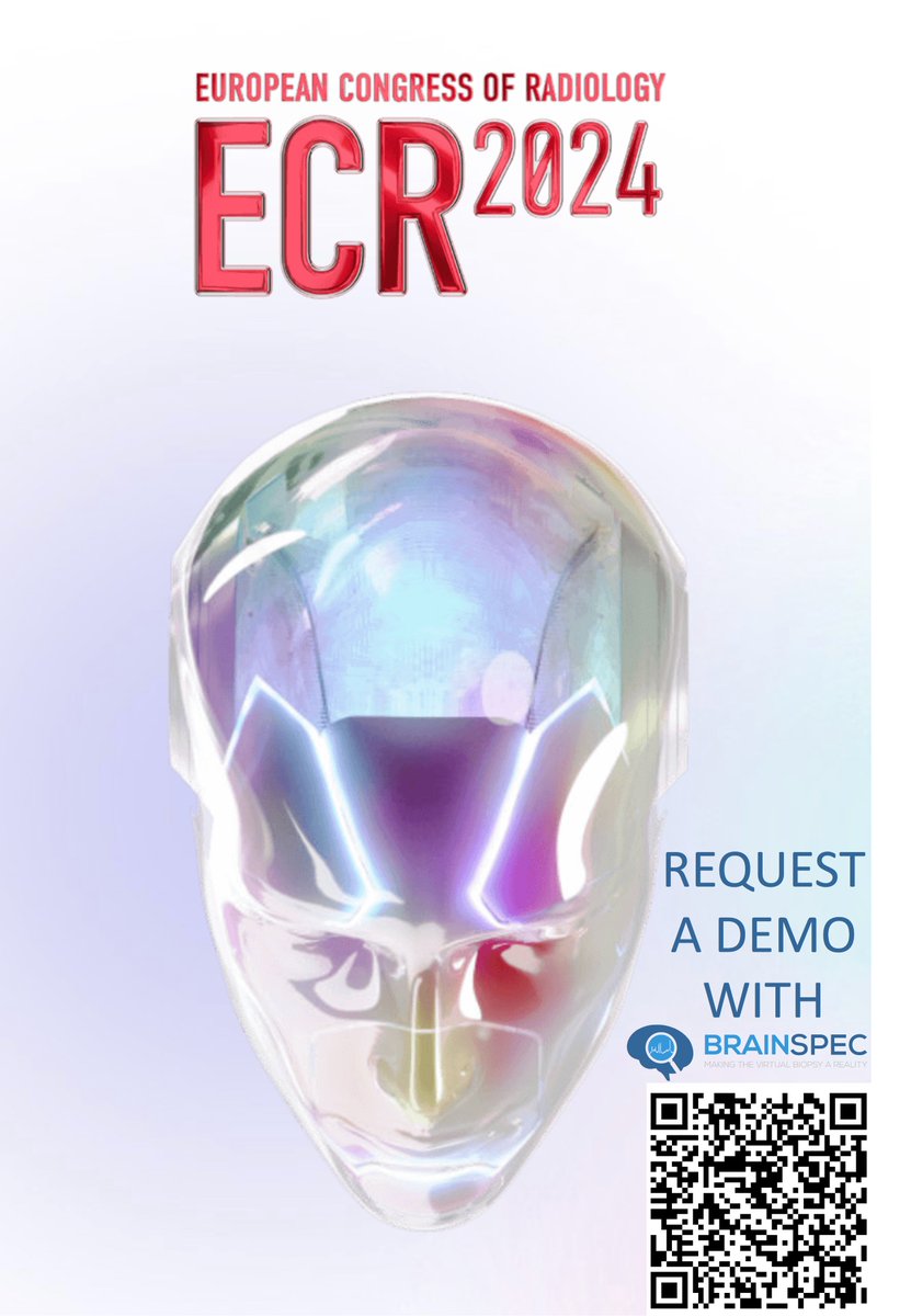 Brain_Spec's tweet image. ⏰ Don&apos;t Miss BrainSpec at #ECR2024 in Vienna 🇦🇹 @myESR!
Planning to attend? Make the most of your ECR experience by scheduling a meeting with
our team. Book a meeting in advance here: brainspecmed.com/meet/ or by scanning
QRcode ⬇️
#MedicalImaging #neuroscience #VirtualBiopsy