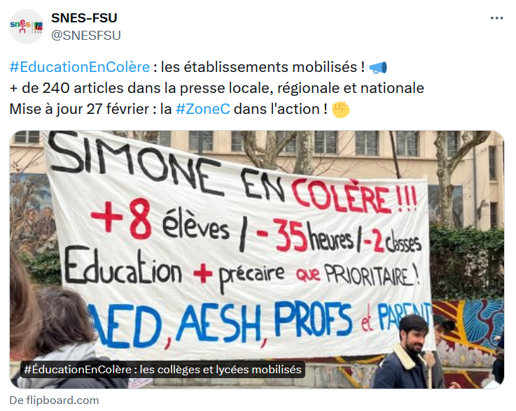 SNESFSU's tweet photo. Les 4 actus à retenir cette semaine : https://t.co/ZcXkIPUyGQ