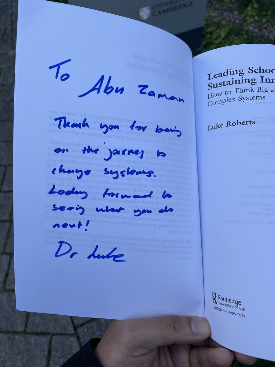 As always, the duo, @tjbevington & @LukeshRoberts, do not disappoint! A stimulating event on #RestorativeJustice, #PeaceEducation & #ComplexSystems! Lovely to reconnect with familiar faces & connect with new ones. To top it off, I got a gift & bore @JBSimon73 with my plans 😜!