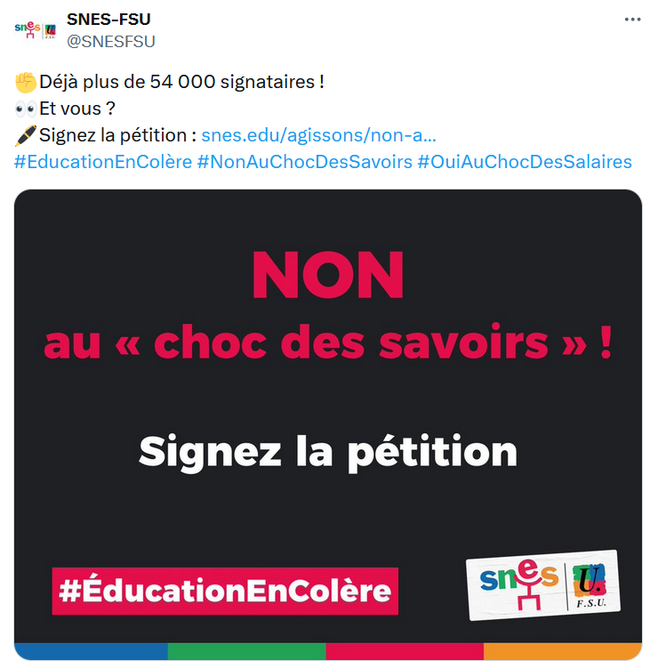 SNESFSU's tweet photo. Les 4 actus à retenir cette semaine : https://t.co/ZcXkIPUyGQ